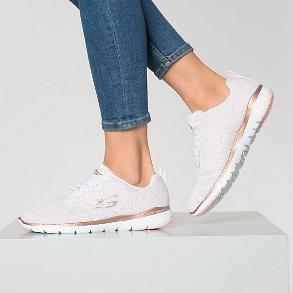 Skechers Flex Appeal 3.0 Metal Works Sneakers Low 4 Skechers Flex Appeal 3.0 Metal Works Sneakers Low – Bild 2