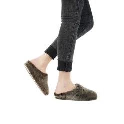 Giesswein Fell-Hausschuhe Gaschurn Hausschuhe - Braun/beige -Schuhgeschäft 11915363 08