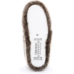 Giesswein Fell-Hausschuhe Gaschurn Hausschuhe - Braun/beige -Schuhgeschäft 11915363 11