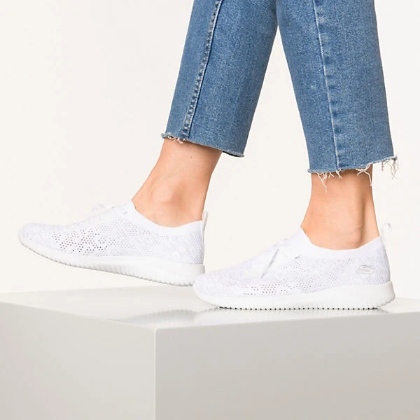 Skechers Ultra Flex Windy Sky Slip-On-Sneaker - Weiß 4 Skechers Ultra Flex Windy Sky Slip-On-Sneaker - Weiß – Bild 2