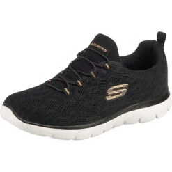 Skechers Summits - Leopard Spot Sneakers Low - Schwarz