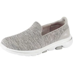 Skechers Go Walk 5 Honor Sportliche Slipper - Grau