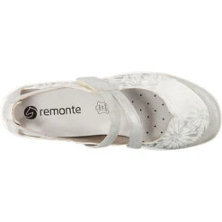 Remonte R3427 Komfort-Ballerinas - Weiß -Schuhgeschäft 13478584 06