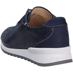 Finn Comfort Damen Comfort Schnürschuh Komfort-Halbschuhe - Blau -Schuhgeschäft 14258911 03