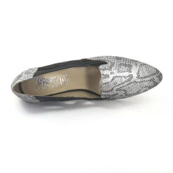 Tiggers Tiggers Carmen 04 Schwarz Weiss Silber Slipper - Schwarz/weiß -Schuhgeschäft 16355512 05