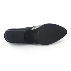 Tiggers Tiggers Carmen 04 Schwarz Weiss Silber Slipper - Schwarz/weiß -Schuhgeschäft 16355512 06