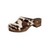 Sanita Gartenclogs Damen Clog - Braun/weiß -Schuhgeschäft 16590275 01