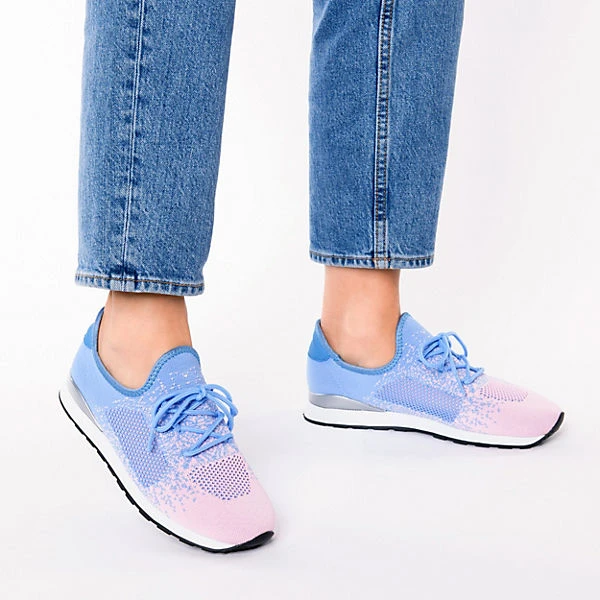 Limited Rainbow Soft Sneaker Sneakers Low - Rosa/blau 4 Limited Rainbow Soft Sneaker Sneakers Low - Rosa/blau – Bild 2