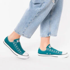 Converse Chuck Taylor All Star Slip Slip-On-Sneaker - Türkis -Schuhgeschäft 17448945 02