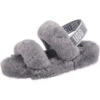 Ugg W Oh Yeah Lammfell-Hausschuhe - Grau