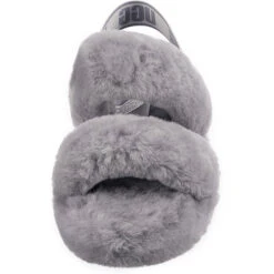 Ugg W Oh Yeah Lammfell-Hausschuhe - Grau -Schuhgeschäft 17851251 04