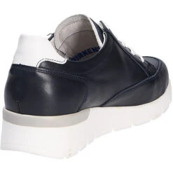 Waldläufer Damen Comfort Schnürschuh Komfort-Halbschuhe - Blau -Schuhgeschäft 18283984 04