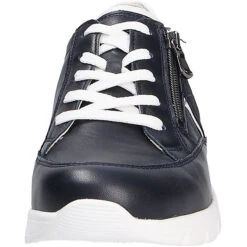 Waldläufer Damen Comfort Schnürschuh Komfort-Halbschuhe - Blau -Schuhgeschäft 18283984 06