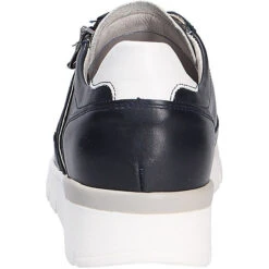 Waldläufer Damen Comfort Schnürschuh Komfort-Halbschuhe - Blau -Schuhgeschäft 18283984 07