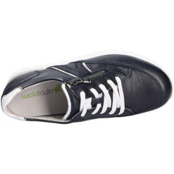 Waldläufer Damen Comfort Schnürschuh Komfort-Halbschuhe - Blau -Schuhgeschäft 18283984 08