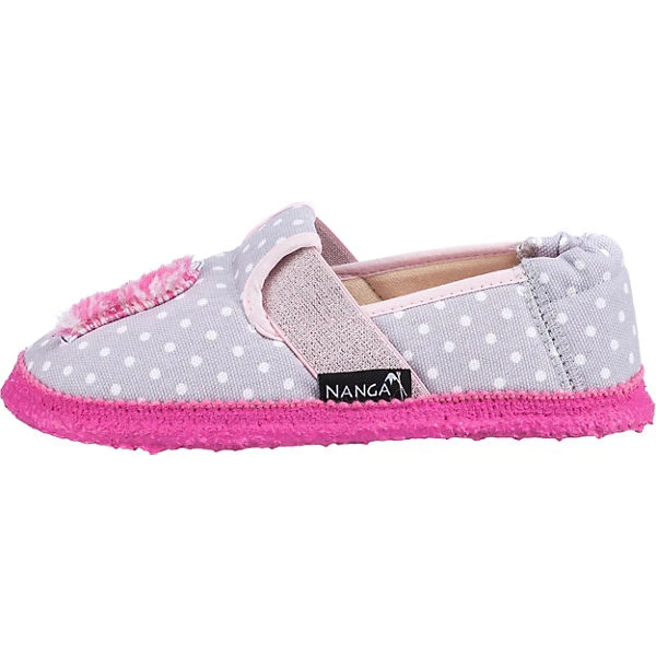 Nanga Hausschuhe Für Mädchen - Grau-kombi 4 Nanga Hausschuhe Für Mädchen - Grau-kombi – Bild 2