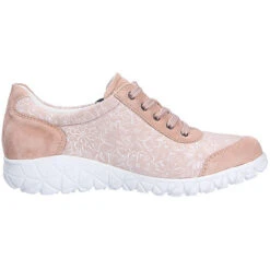 Waldläufer Damen Comfort Schnürschuh Komfort-Halbschuhe - Rosa -Schuhgeschäft 18881129 05