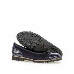 Gabor Sportliche Ballerinas Materialmix Leder/Lederimitat Blau Sportliche Ballerinas - Blau -Schuhgeschäft 18930679 05