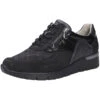 Waldläufer Damen Comfort Schnürschuh Komfort-Halbschuhe - Schwarz