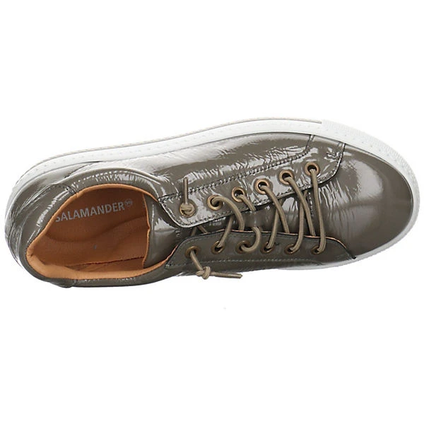 Salamander Damen Slipper Schuhe Liwana Sneaker Slip-Ons Freizeit Lackleder Uni Slip-On-Sneaker - Grau 8 Salamander Damen Slipper Schuhe Liwana Sneaker Slip-Ons Freizeit Lackleder Uni Slip-On-Sneaker - Grau – Bild 6