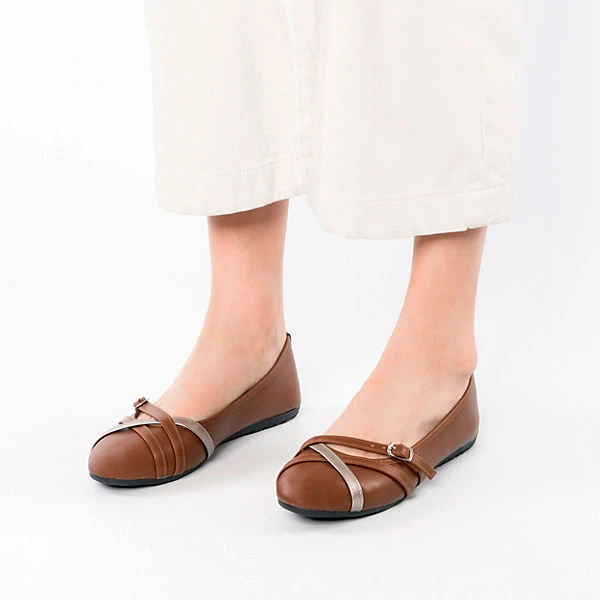 Metallic Comfort Klassische Ballerinas 4 Metallic Comfort Klassische Ballerinas – Bild 2