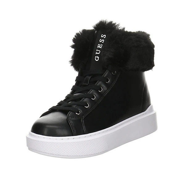 Guess Damen Sneaker Schuhe Histori Sneaker Sport Halbschuhe Synthetik Uni Sneakers High - Schwarz 3 Guess Damen Sneaker Schuhe Histori Sneaker Sport Halbschuhe Synthetik Uni Sneakers High - Schwarz