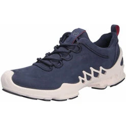 ECCO Damen Sportiver Schnürschuh/Freizeitschuh Sportliche Halbschuhe - Blau