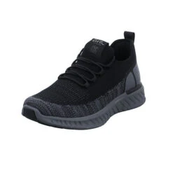 Ara Herren Slipper Schuhe San Diego Higsoft Sneaker Slip-Ons Freizeit Textil Uni Slip-On-Sneaker - Schwarz