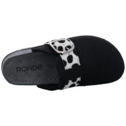 Rohde Damen Hausschuhe Slipper Hausschuh Gemütlich Puschen Textil Animal Print Hausschuhe - Schwarz 14 Rohde Damen Hausschuhe Slipper Hausschuh Gemütlich Puschen Textil Animal Print Hausschuhe - Schwarz -Schuhgeschäft 22755894 05