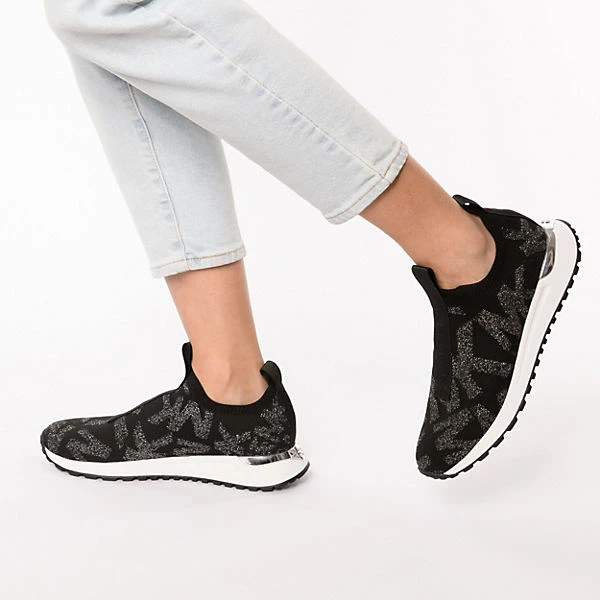 Michael Kors Bodie Slip-On-Sneaker - Schwarz-kombi 4 Michael Kors Bodie Slip-On-Sneaker - Schwarz-kombi – Bild 2