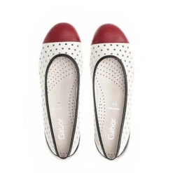 Gabor Ballerina Sportliche Ballerinas - Weiß -Schuhgeschäft 23436493 03