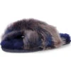 EMU Australia Mayberry Lava Lammfell-Hausschuhe - Dunkelblau -Schuhgeschäft 24690304 01