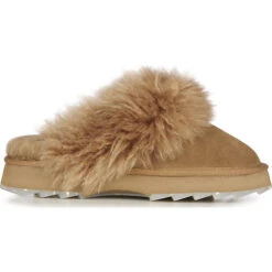 EMU Australia Jolie Sharky Curly Lammfell-Hausschuhe - Braun -Schuhgeschäft 24690305 04
