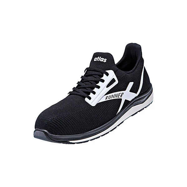 Atlas Sicherheitsschuhe Runner 25 DEEP BLACK - Schwarz/weiß 3 Atlas Sicherheitsschuhe Runner 25 DEEP BLACK - Schwarz/weiß