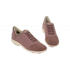 Geox Damenschuhe NEBULA Sportliche Slipper - Rot -Schuhgeschäft 24993869 03