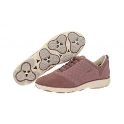 Geox Damenschuhe NEBULA Sportliche Slipper - Rot -Schuhgeschäft 24993869 04
