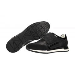 Geox Damenschuhe SHAHIRA Sportliche Slipper - Schwarz -Schuhgeschäft 24993879 03