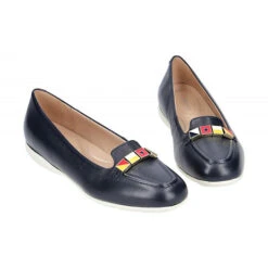 Geox Damenschuhe ANNYTAH Sportliche Slipper - Blau -Schuhgeschäft 24995310 02