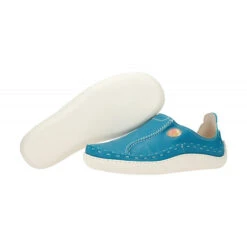 Damenschuhe Sportliche Slipper - Blau -Schuhgeschäft 24995349 03