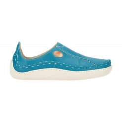 Damenschuhe Sportliche Slipper - Blau -Schuhgeschäft 24995349 04
