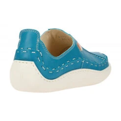 Damenschuhe Sportliche Slipper - Blau -Schuhgeschäft 24995349 07
