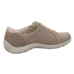 Damen Schnürhalbschuhe Henni Schnürschuh Freizeit Sport Schuhe Nubukleder Uni Schnürschuhe - Beige -Schuhgeschäft 25147734 08
