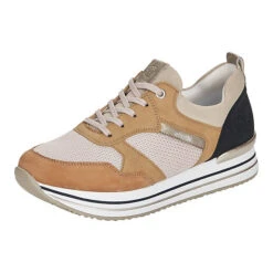 Remonte Schnürhalbschuhe - Beige