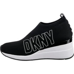 DKNY Pavi - Slip On Wedge Sneaker 70mm Slip-On-Sneaker - Schwarz -Schuhgeschäft 25766158 03