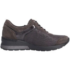 Waldläufer Damen Comfort Schnürschuh Komfort-Halbschuhe - Grau -Schuhgeschäft 26458657 05