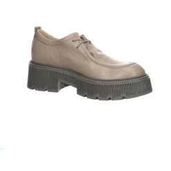 MJUS Damen Schnürhalbschuhe Halbschuhe Klassisch Elegant Schuhe Glattleder Uni Schnürschuhe - Beige -Schuhgeschäft 26627945 06