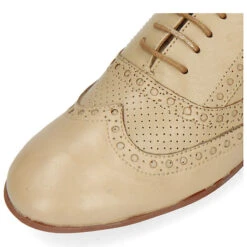 Sonia 1 Oxford Schuhe Brogues - Beige -Schuhgeschäft 27309488 05
