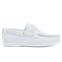 Damen Bootsschuhe Shoal Leder Weiß - Weiß -Schuhgeschäft 27313008 03