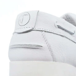 Damen Bootsschuhe Shoal Leder Weiß - Weiß -Schuhgeschäft 27313008 07