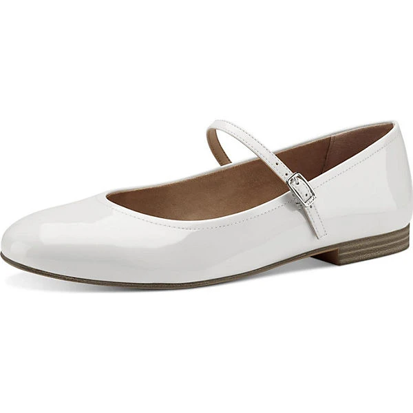 Tamaris Riemchenballerinas - Weiß 3 Tamaris Riemchenballerinas - Weiß